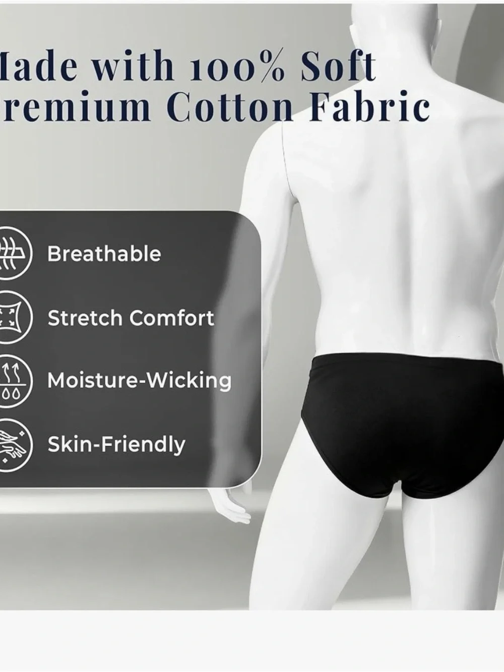 6 fun to wear U.S. Polo Assn. Men's Briefs Pack in Blue Navy Gray bikinis 🩲